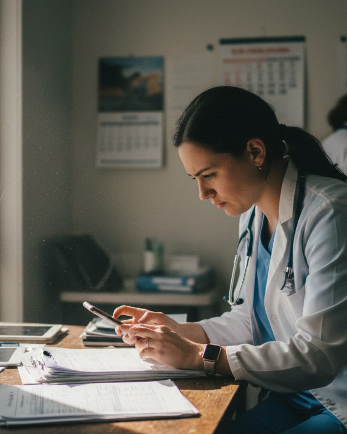 Envie fotos dos exames